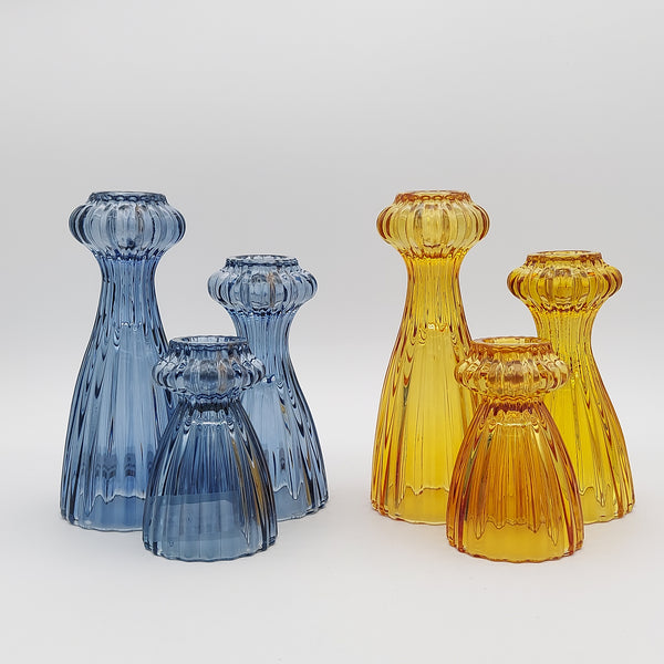 Ornate Glass Candle Holder