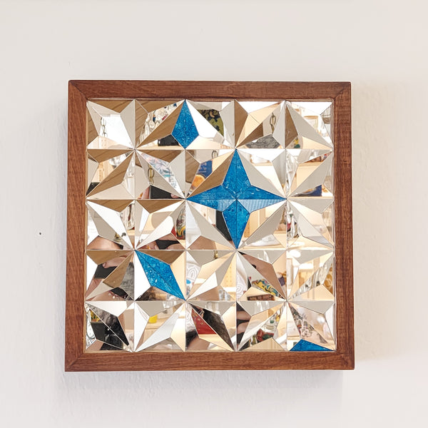 Star Mirror Work Wall Decor