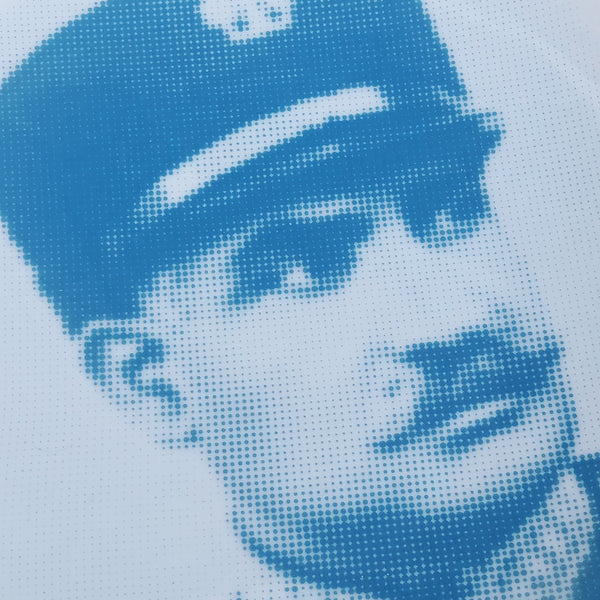 Porcelain Reza Shah Pahlavi Plate with Gold Rim