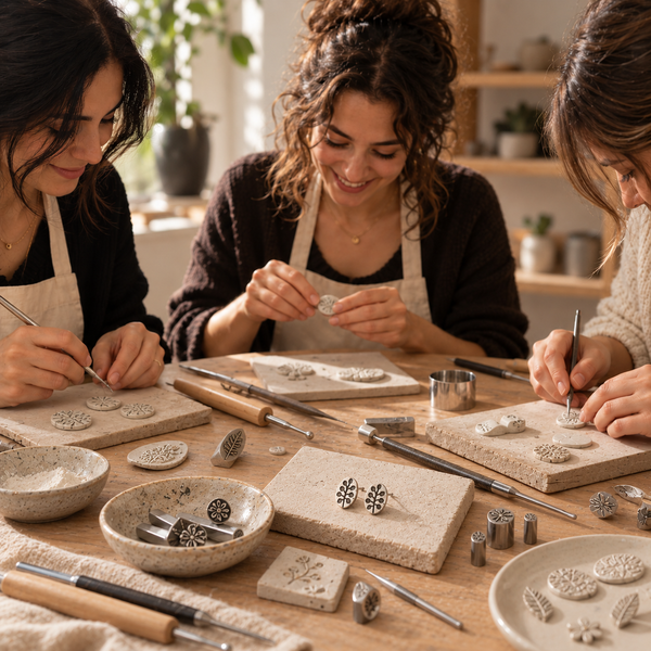 Learn to Make Sterling Silver Earrings | A Hands-On Silver Clay Experience at Diyar