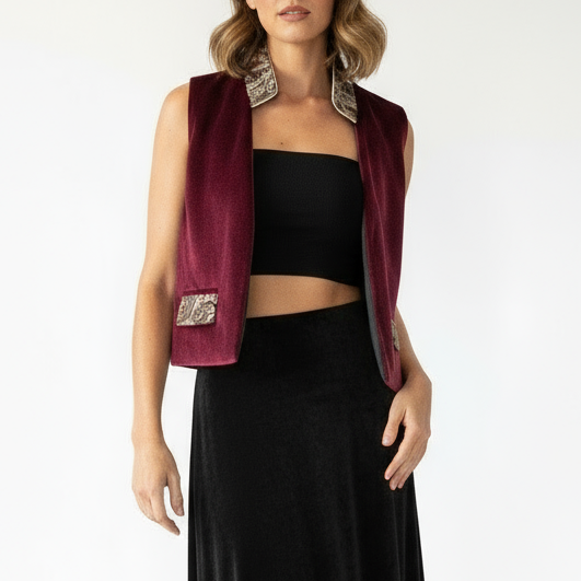 Yaghoot Velvet Vest