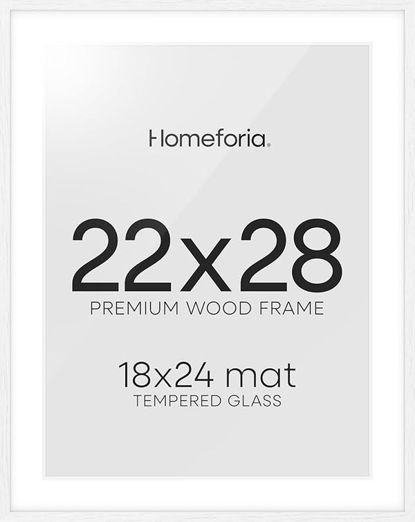 White Poster Frame with mat